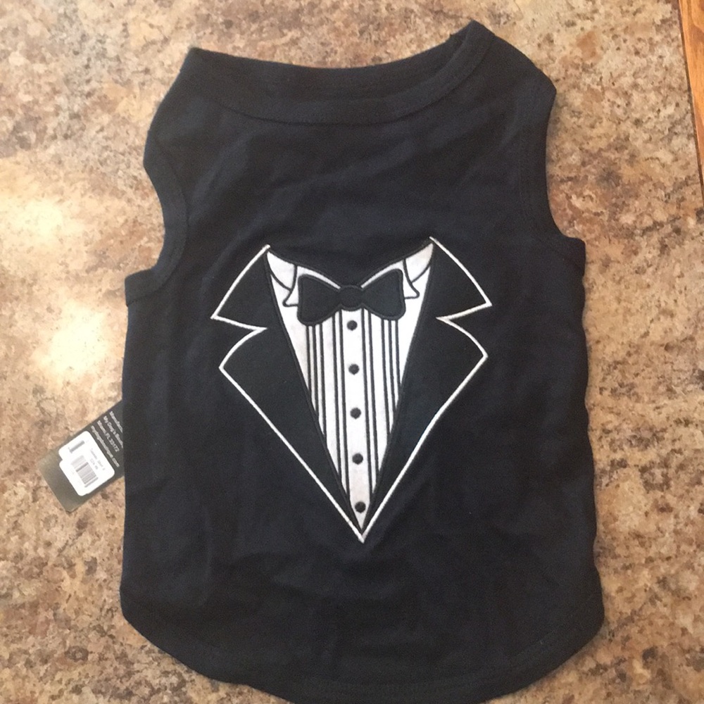 Parisian Pet XL black tux shirt for your dog